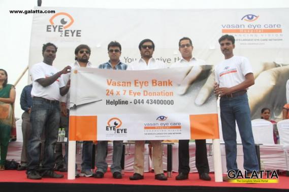 Thiyagarajan Riaz Khan At National Eye Donation Rally Tamil Event