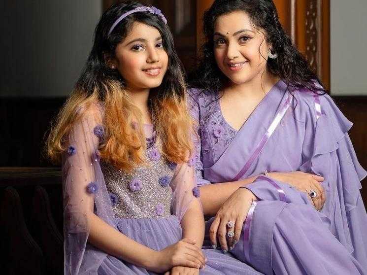 Meena daughter and theri fame baby nainika latest photoshoot pictures viral  | Galatta.com