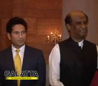 Sachin impressed by Rajinikanth Sachin impressed by Rajinikanth