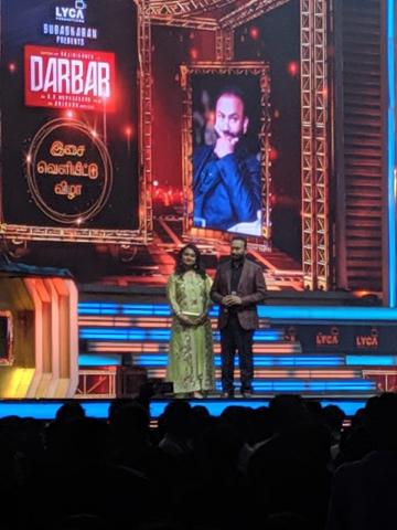 Darbar audio launch Superstar Rajinikanth Anirudh Nayanthara
