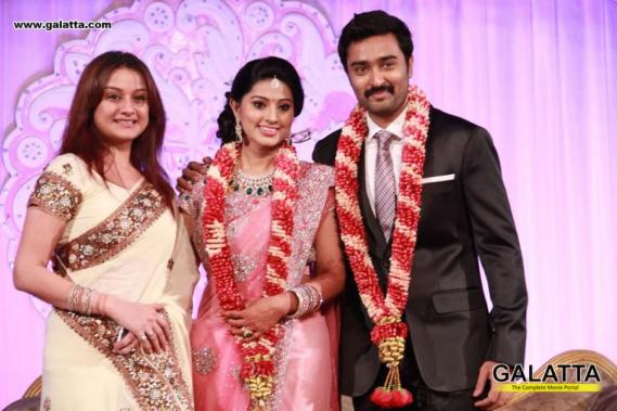 Celebrities At Sneha Prasanna Wedding Reception Tamil Event Photo