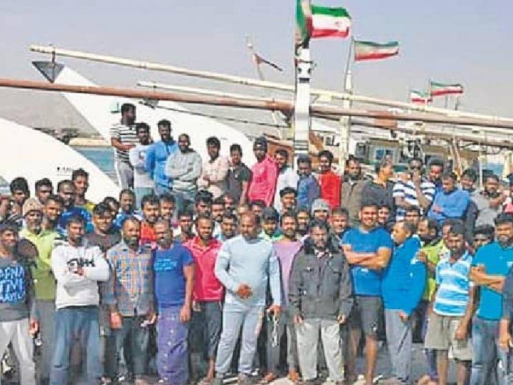 673 Indian fishermen returning from Iran by chartered ship!