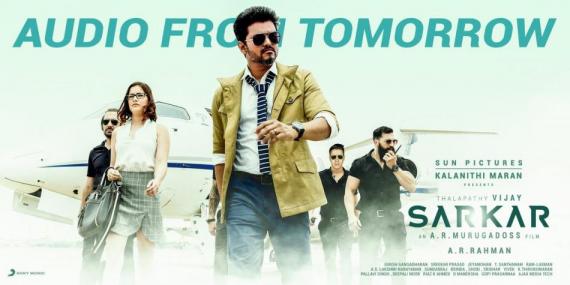 Sarkar audio launch poster