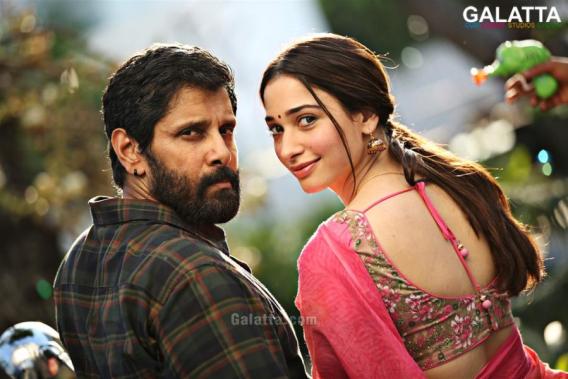 Chiyaan Vikram and Tamannaah in Sketch