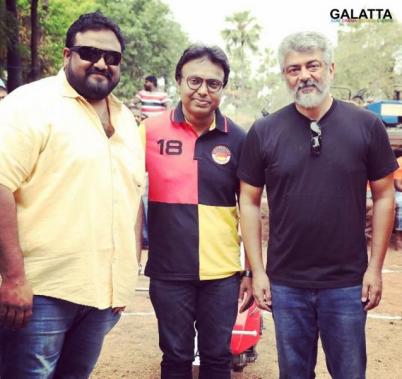 Ajith Siva Imman At Viswasam Shooting Spot