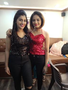 Yashika Aanand and Aishwarya Dutta