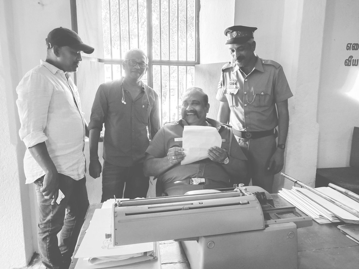 Ace Director Balaji Sakthivel Spotted With Actor Pasupathy From The Sets Of Asuran 