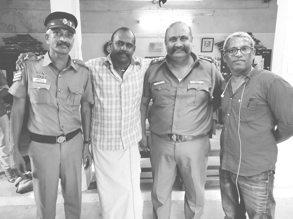 Ace Director Balaji Sakthivel Spotted With Actor Pasupathy From The Sets Of Asuran 