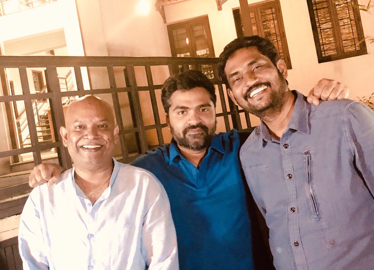 Venkat Prabhu, STR Simbu and Suresh Kamatchi