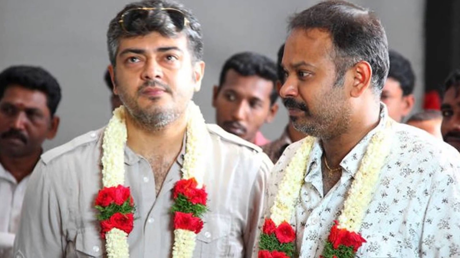 Thala Ajith and director Venkat Prabhu for Mankatha