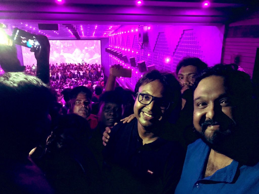 Director Siva, D. Imman at Thala Ajith's Viswasam 50th day celebrations