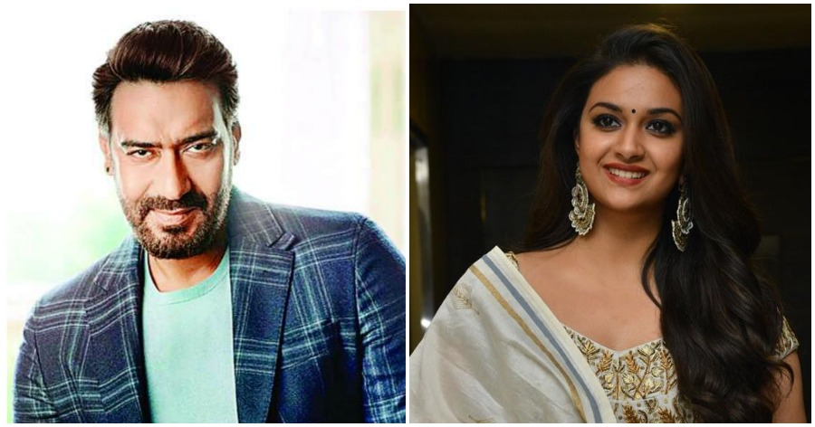 Actress Keerthy Suresh To Act In Bollywood Movie For A Biopic With Ajay Devgan In Lead 