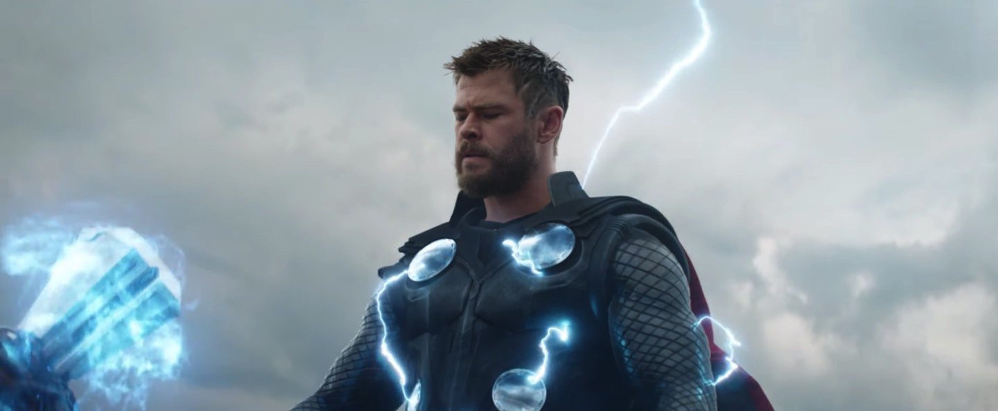 Chris Hemsworth as Thor in Avengers Endgame