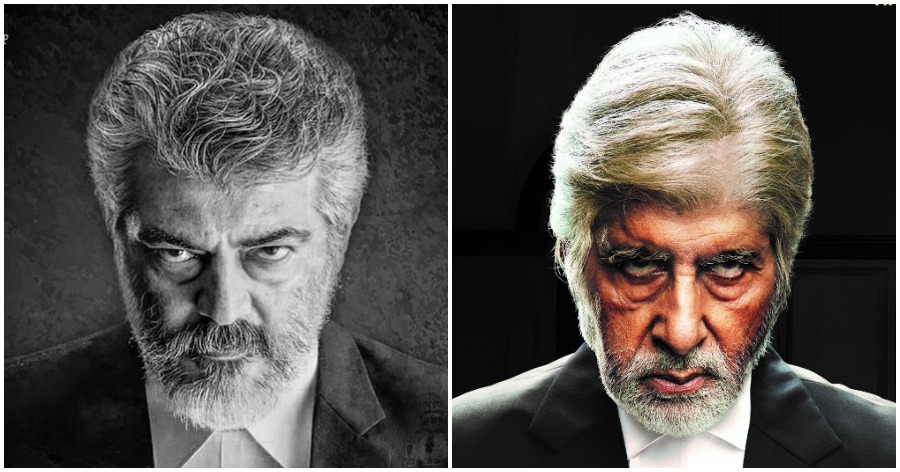 Thala Ajith in Nerkonda Paarvai and Amitabh Bachchan in Pink