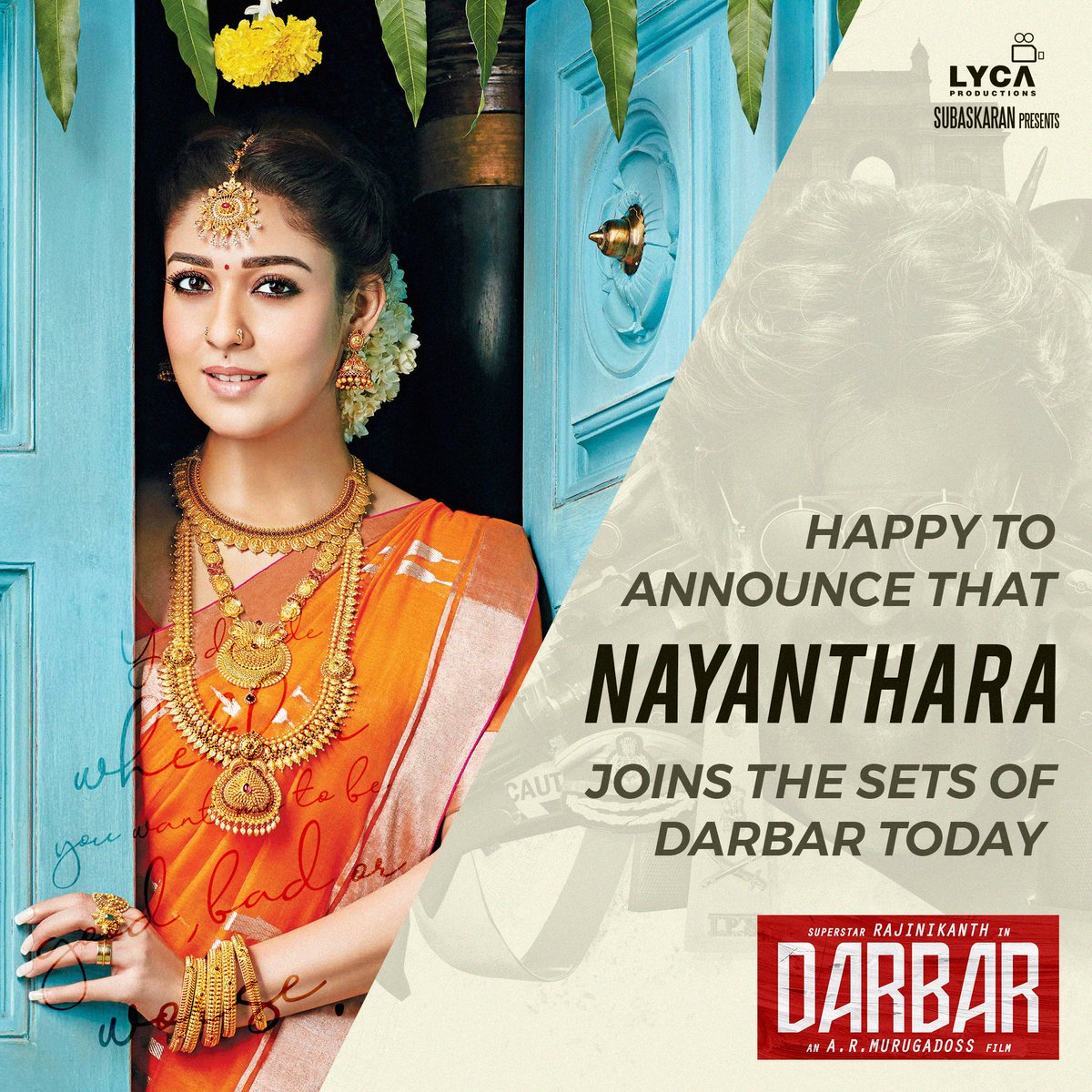 Nayanthara Darbar Rajinikanth