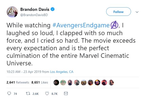 avengers endgame review