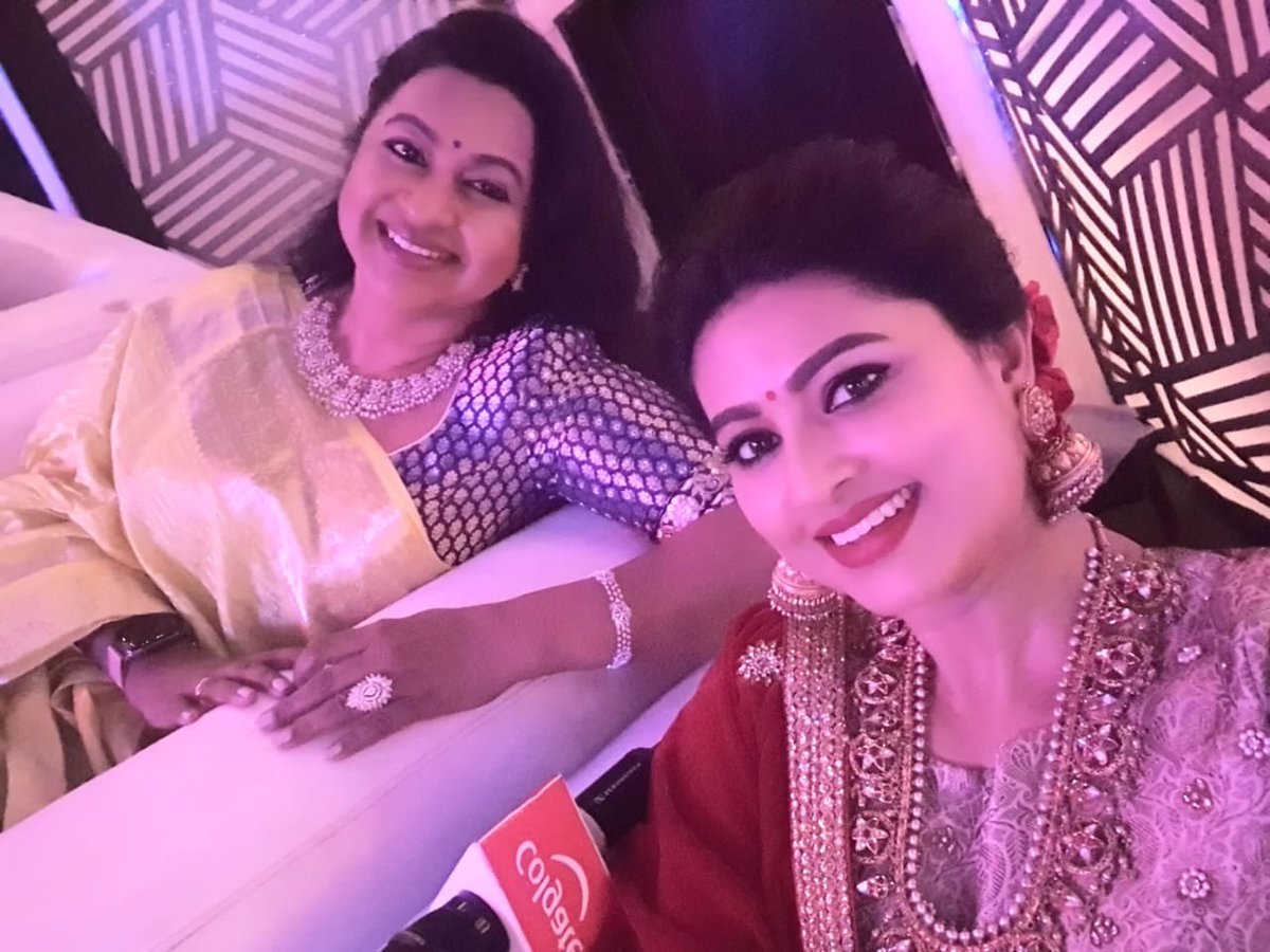 Raadhika Sarathkumar and Sneha in Dance Jodi Dance