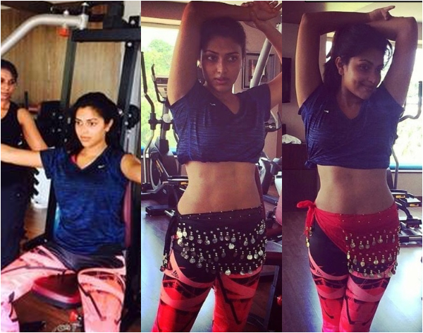 AMALA PAUL GYM WORKOUT