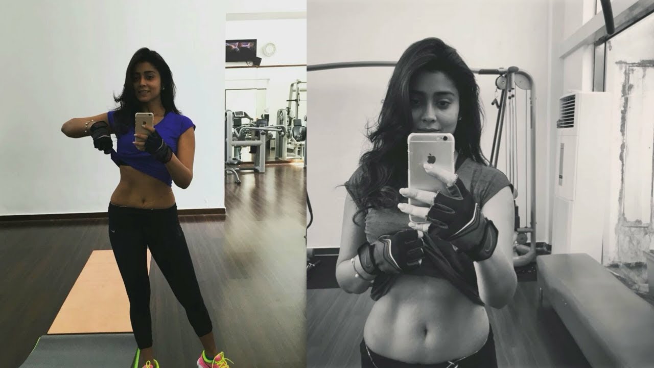 SHRIYA SARAN GYM WORKOUT