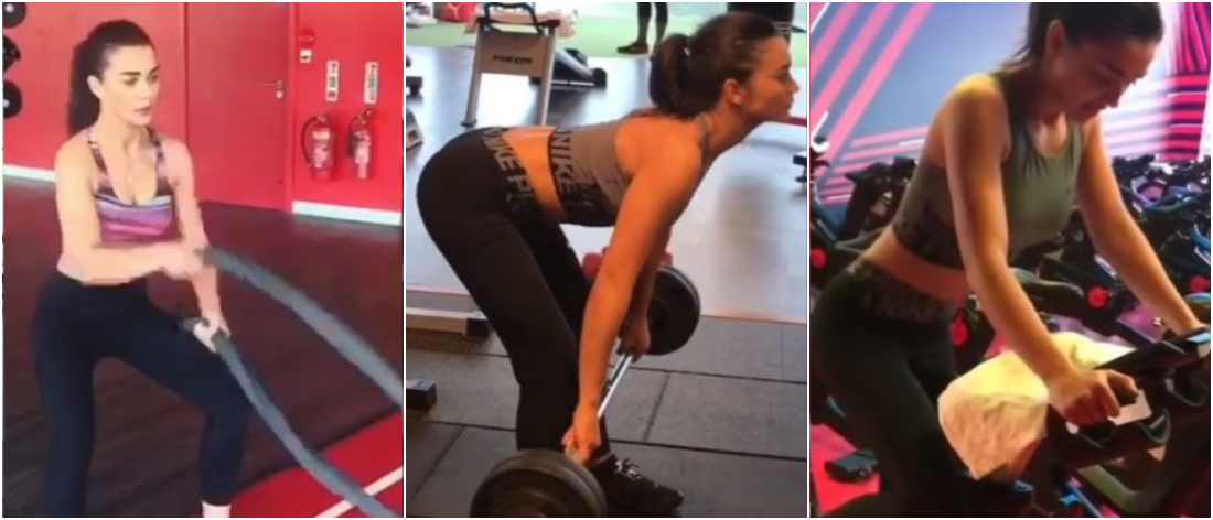 AMY JACKSON GYM WORKOUT