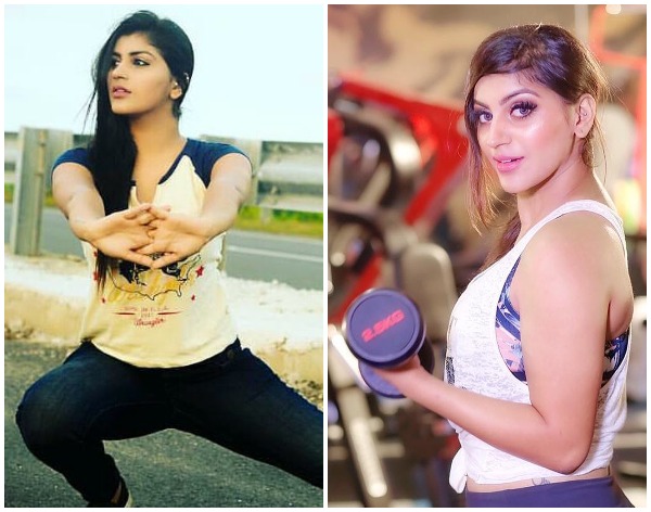 YASHIKA AANNAND GYM WORKOUT