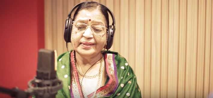 P Susheela Croons A Devotional Song For Aadai 