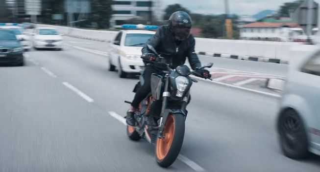 Kadaram Kondan Bike Stunt Making Revealed 
