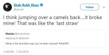 Shar Rukh Khan QA Session Twitter