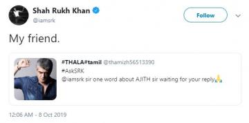 Shar Rukh Khan QA Session Twitter