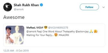 Shar Rukh Khan QA Session Twitter