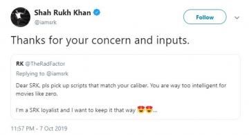 Shar Rukh Khan QA Session Twitter