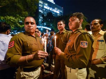 Delhi Police Protest