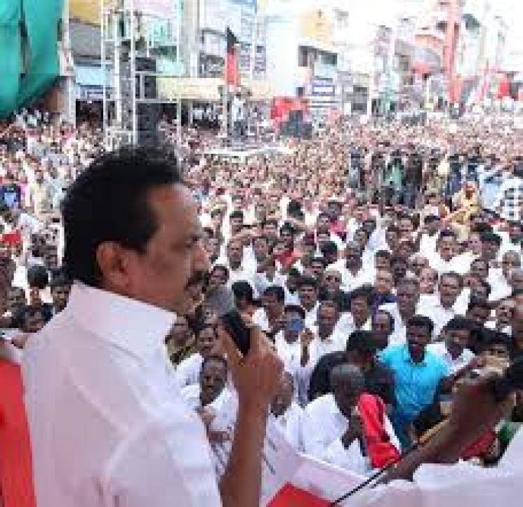 Chennai DMK Allianced Protest Rally CAA