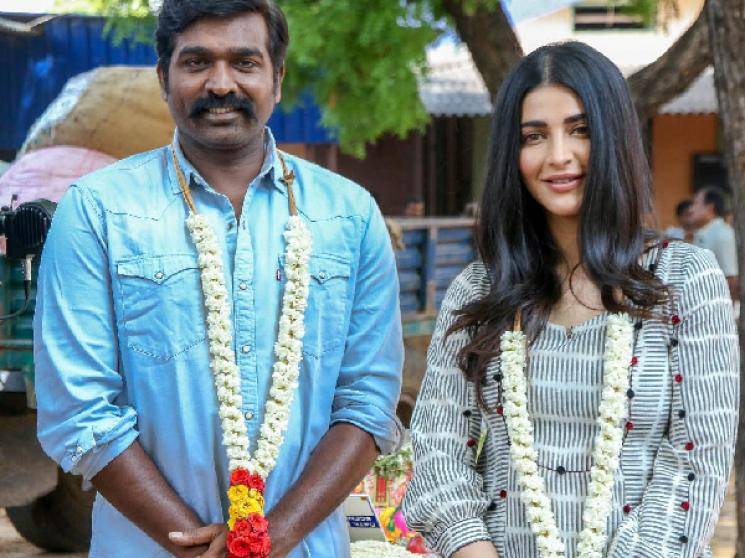 Vijay Sethupathi Shruti Haasan Laabam first look released