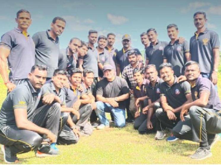 Thala Ajith trains with Kanyakumari Police for Valimai Latest Pics