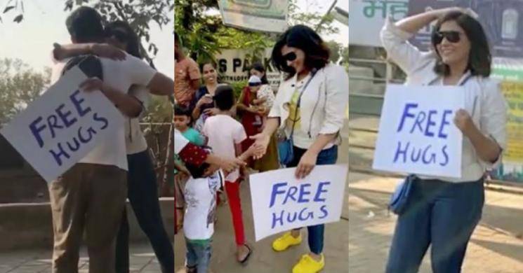 Richa Chadda celebrates National Hug Day