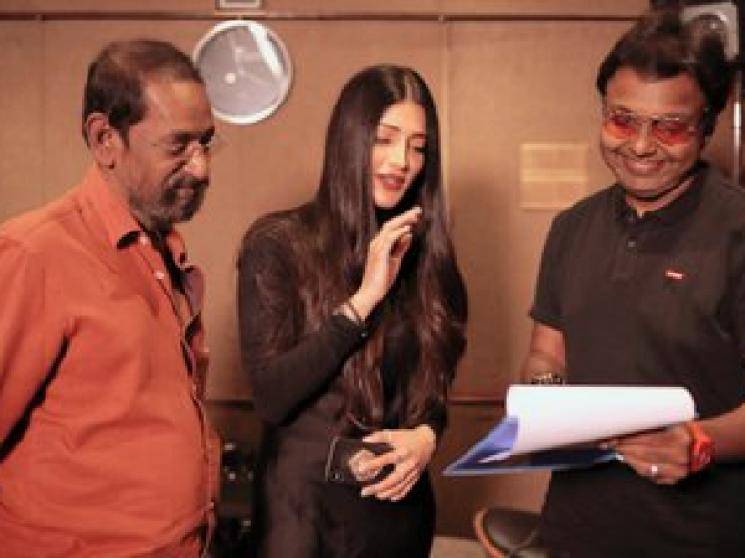 Shruti Haasan lends voice for song in Vijay Sethupathi D Imman Laabam