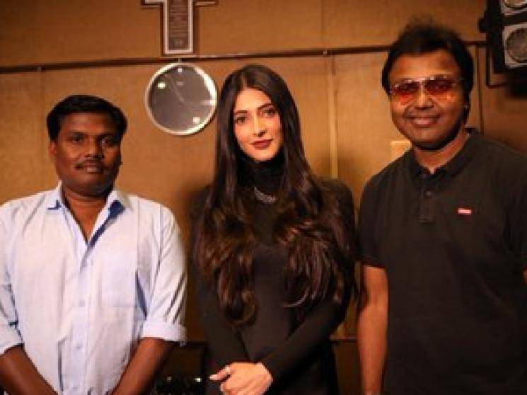 Shruti Haasan lends voice for song in Vijay Sethupathi D Imman Laabam