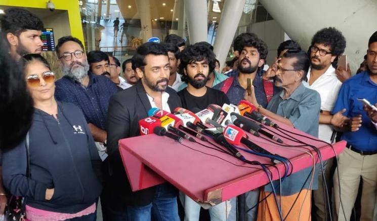 Suriya speech at Soorarai Pottru Veyyon Silli song launch GV Prakash Sudha Kongara