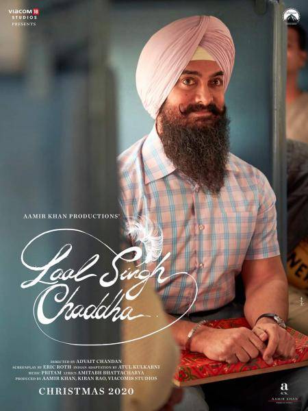 Aamir Khan Laal Singh Chaddha new poster featuring Kareena Kapoor Khan Vijay Sethupathi Forrest Gump