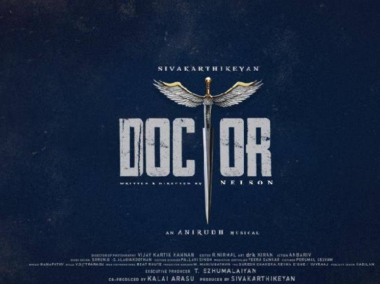 Sivakarthikeyan Doctor First Look to release tomorrow