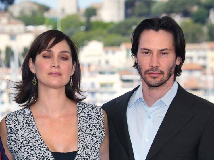 Keanu Reeves The Matrix 4 shooting spot videos go viral Carrie-Anne Moss