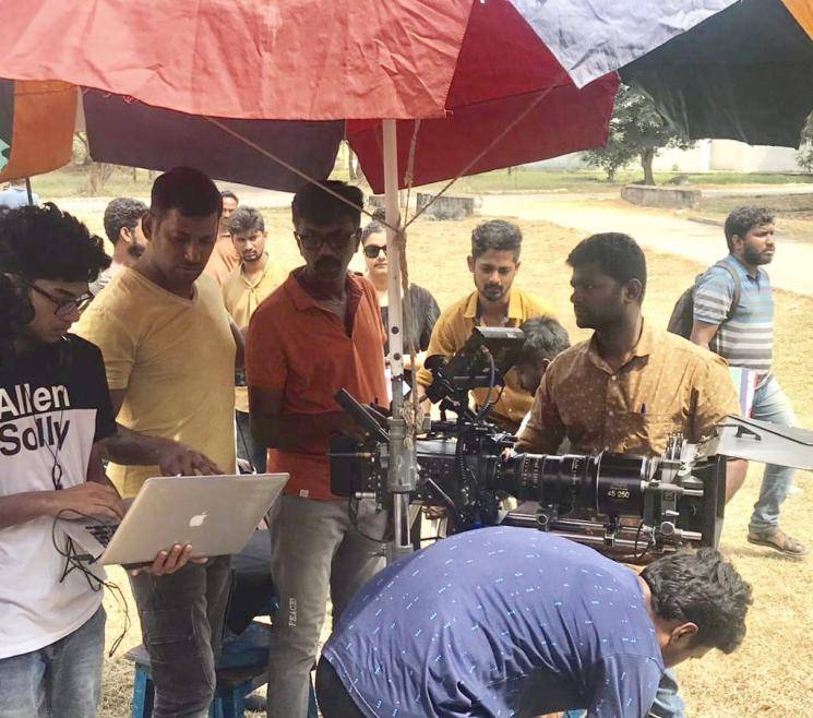 Vishal Chakra enters final schedule Shraddha Srinath Regina Cassandra Yuvan Shankar Raja