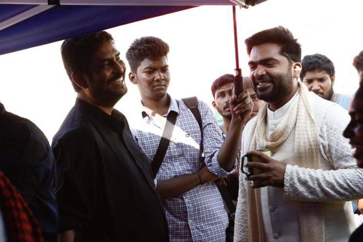 STR Maanaadu song shoot 200 dancers actress Anjena Kirti Venkat Prabhu Yuvan Shankar Raja