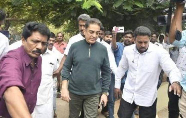 Indian 2 accident Two and half hours inquiry for Kamal Haasan by Chennai Police