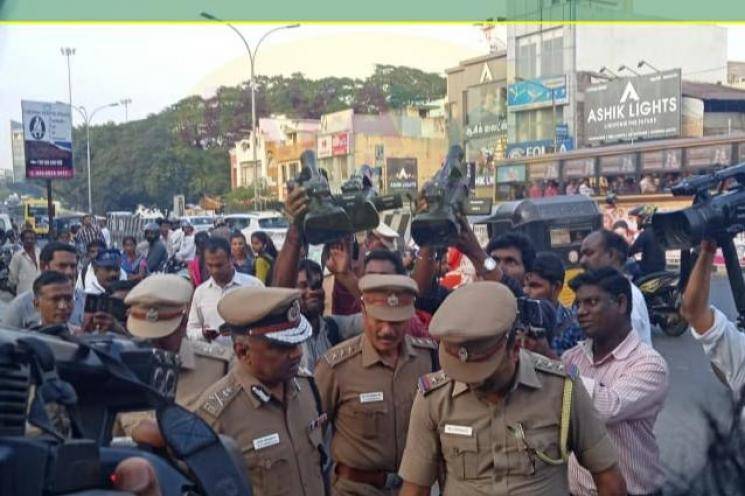 Chennai bomb blast commissioner of police visits