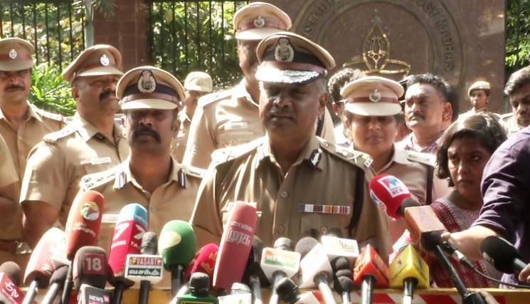Chennai police AK Viswananth new rules