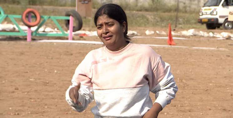 Kaavalan actress Neepa shooting spot accident video goes viral