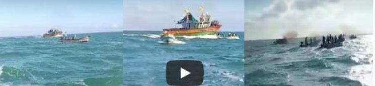 Fishernen clash in Nagapattinam sea
