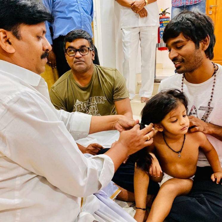 Dhanush family ceremony photos go viral Pudhupettai 2 Selvaraghavan